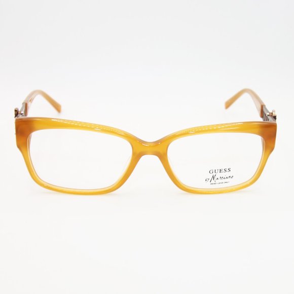 NEW GUESS BY MARCIANO GM137 A15 AMBER CLEAR 52-16-135 EYEGLASSES main image 4